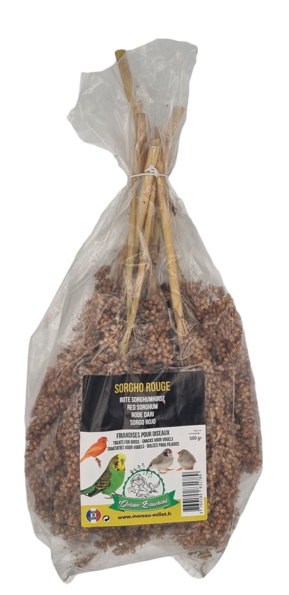 Gasco - Sachet Friandises Sorgho Rouge pour Oiseaux - 500g Image num&eacute;ro 1