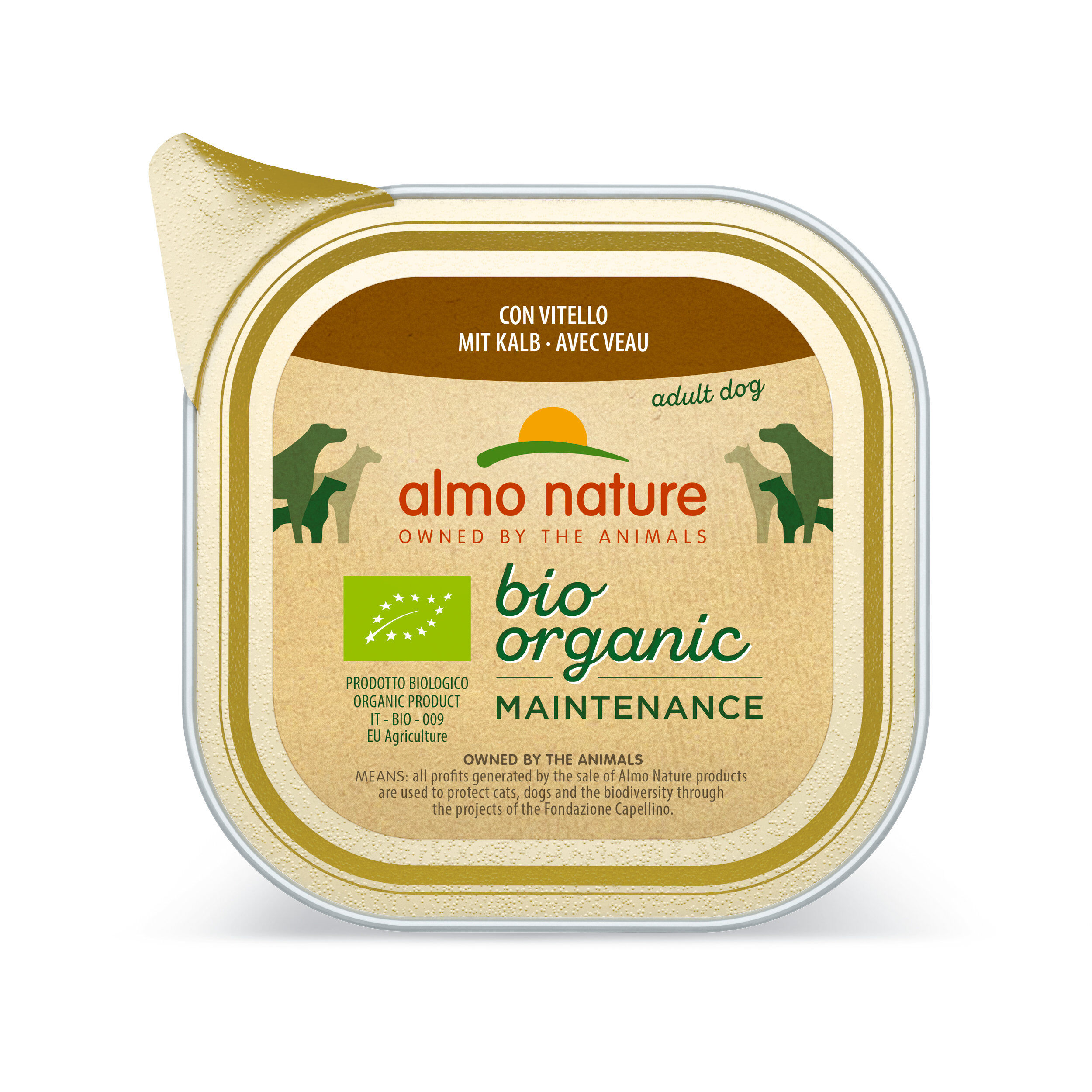 Almo Nature - P&acirc;t&eacute;e Bio Organic Veau - 100g Image num&eacute;ro 1