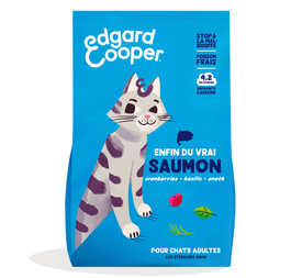 Edgard & Cooper - Croquettes au Saumon pour Chat Adulte