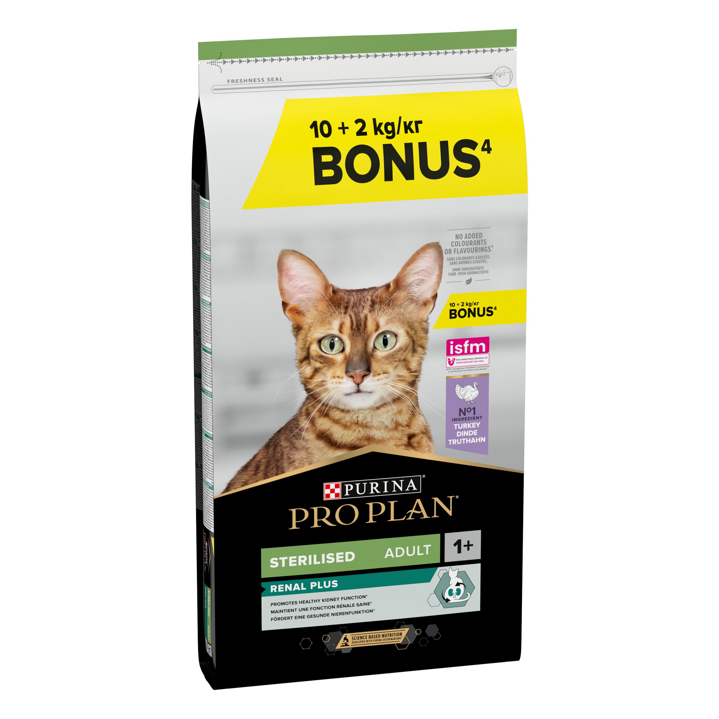 Pro Plan - Croquettes Sterilised &agrave; la Dinde pour Chat Adulte St&eacute;rilis&eacute; - 10+2Kg Image num&eacute;ro 2