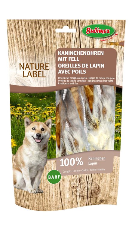 Bubimex - Friandises Oreilles de lapin avec Poils pour Chien - 100g Image numéro 1 Bubimex - Friandises Oreilles de lapin avec Poils pour Chien - 100g Image numéro 1