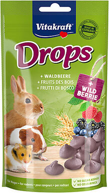 Vitakraft - Drops aux Fruits des Bois pour Lapins Nains - 75g