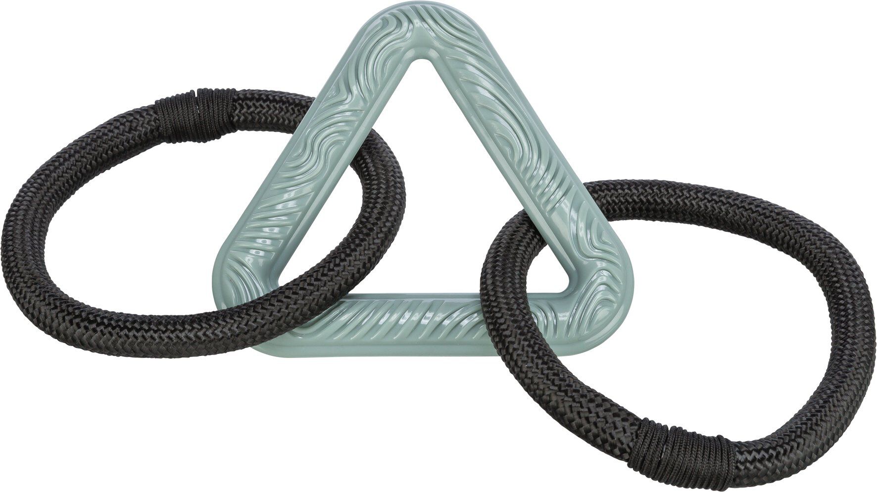 Trixie - TRIANGLE ANNEAUX CORDE CITYSTYLE - 44 CM Image num&eacute;ro 1