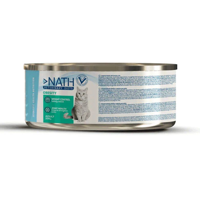 Nath Veterinary Diet - Aliment humide Obesity pour Chat - 200G Image num&eacute;ro 1
