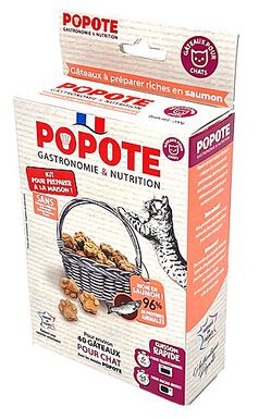 Popote - Kit friandises au Saumon pour Chats - 200g