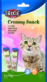 Trixie - Creamy Snack Poulet pour Chats - 5x 14g