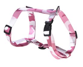 Bobby - Harnais Easy Camouflage Rose pour Chiens