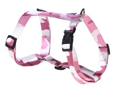 Bobby - Harnais Easy Camouflage Rose pour Chiens