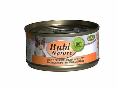 Bubimex - Pâtée Bubi Nature Poulet et Crevettes pour Chat - 70g