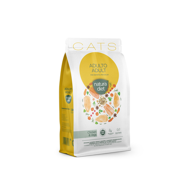 Natura Diet - Croquettes Adult Poulet pour Chat