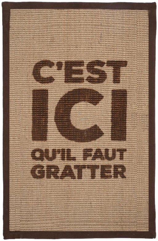 Wouapy - Tapis Griffoir Rectangle Marron pour Chats - 60x38cm Image numéro 1 Wouapy - Tapis Griffoir Rectangle Marron pour Chats - 60x38cm Image numéro 1