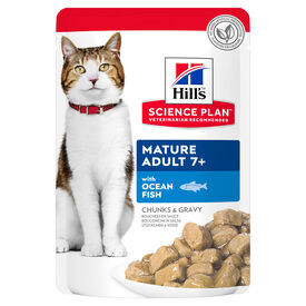 Hill's - Sachet Repas Science Plan pour Chat Mature au Poisson - 85g