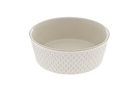 Ferribiella - Bol Porcelaine Galatea Blanc pour Chiens