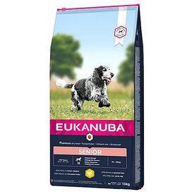 Eukanuba - Croquettes Chien Senior Pour Moyenne Race Poulet