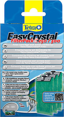 Tetra - Cartouche de Filtration au Charbon EasyCrystal FilterPack C 250/300 pour Filtre Tetra EasyCrystal