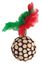 Wouapy - Jouet Rond en Bois avec Plumes pour Chat - 6cm Indicateur image numéro 1