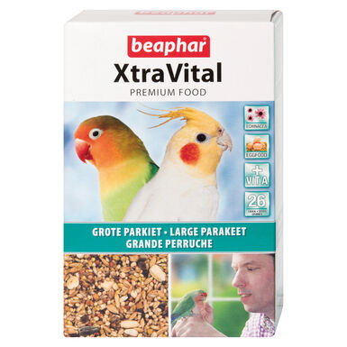 Beaphar - XtraVital, alimentation premium complète pour grandes perruches - 500 g