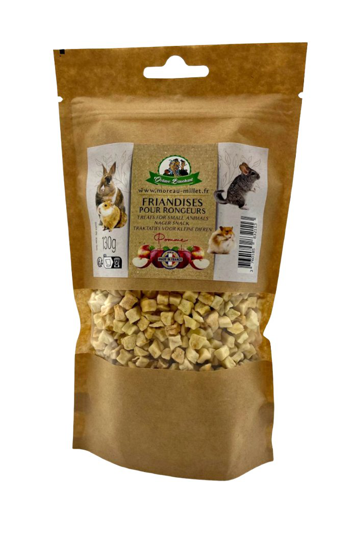 Octave Bauchant - Friandises &agrave; la Pomme pour Rongeurs - 130g Image num&eacute;ro 1