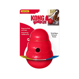 KONG - Jouet Distributeur Friandises Wobbler pour Chiens - S