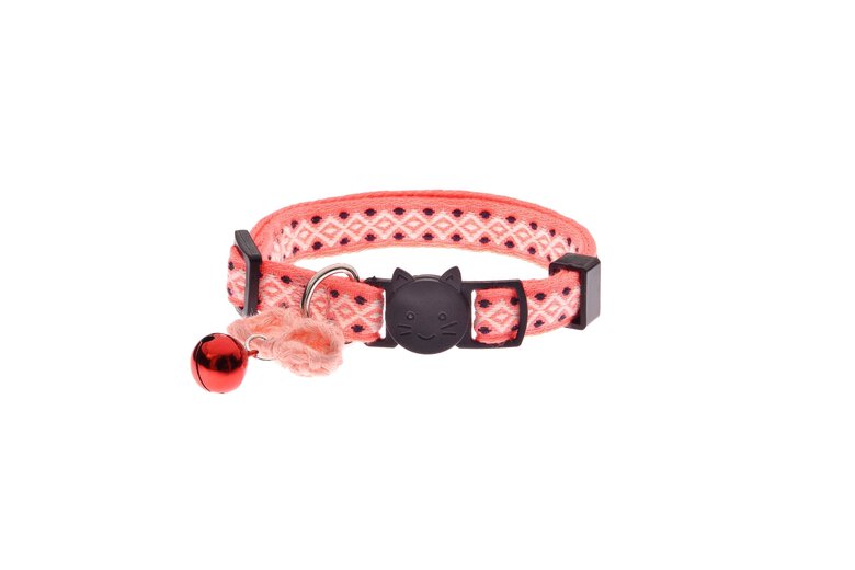 Ferribiella - Collier Anti-Etranglement Iceland pour Chats - Noir/Rose image number null