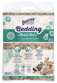 BunnyNature - Litière naturelle absorption maximale Bedding Absorber - 20 l