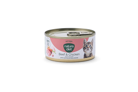 Natura Diet - P&acirc;t&eacute;e B&oelig;uf et Poulet pour Chatons - 85g