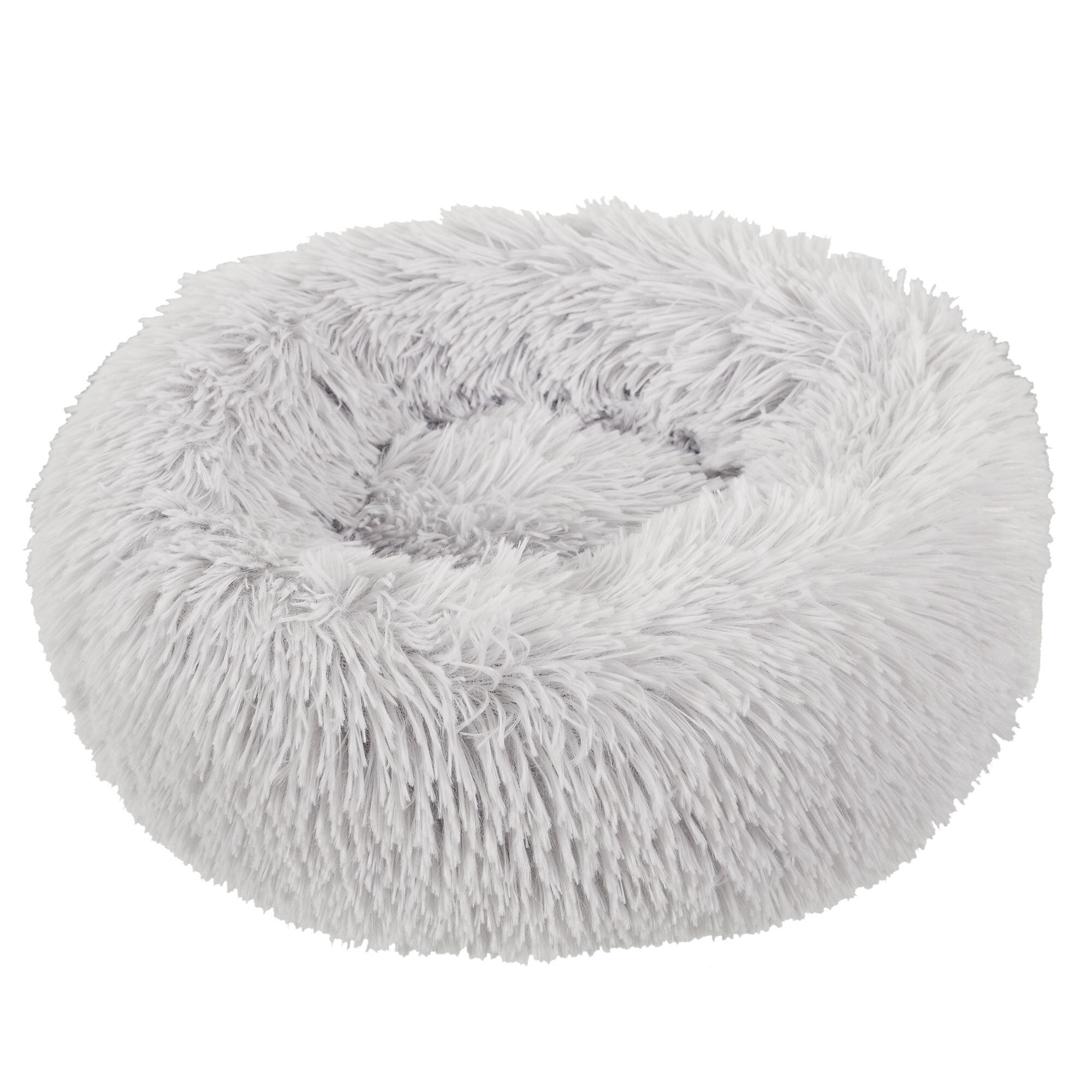 Animalis - Coussin Donut Fourrure Gris pour Chien et Chat - 40cm Image num&eacute;ro 1