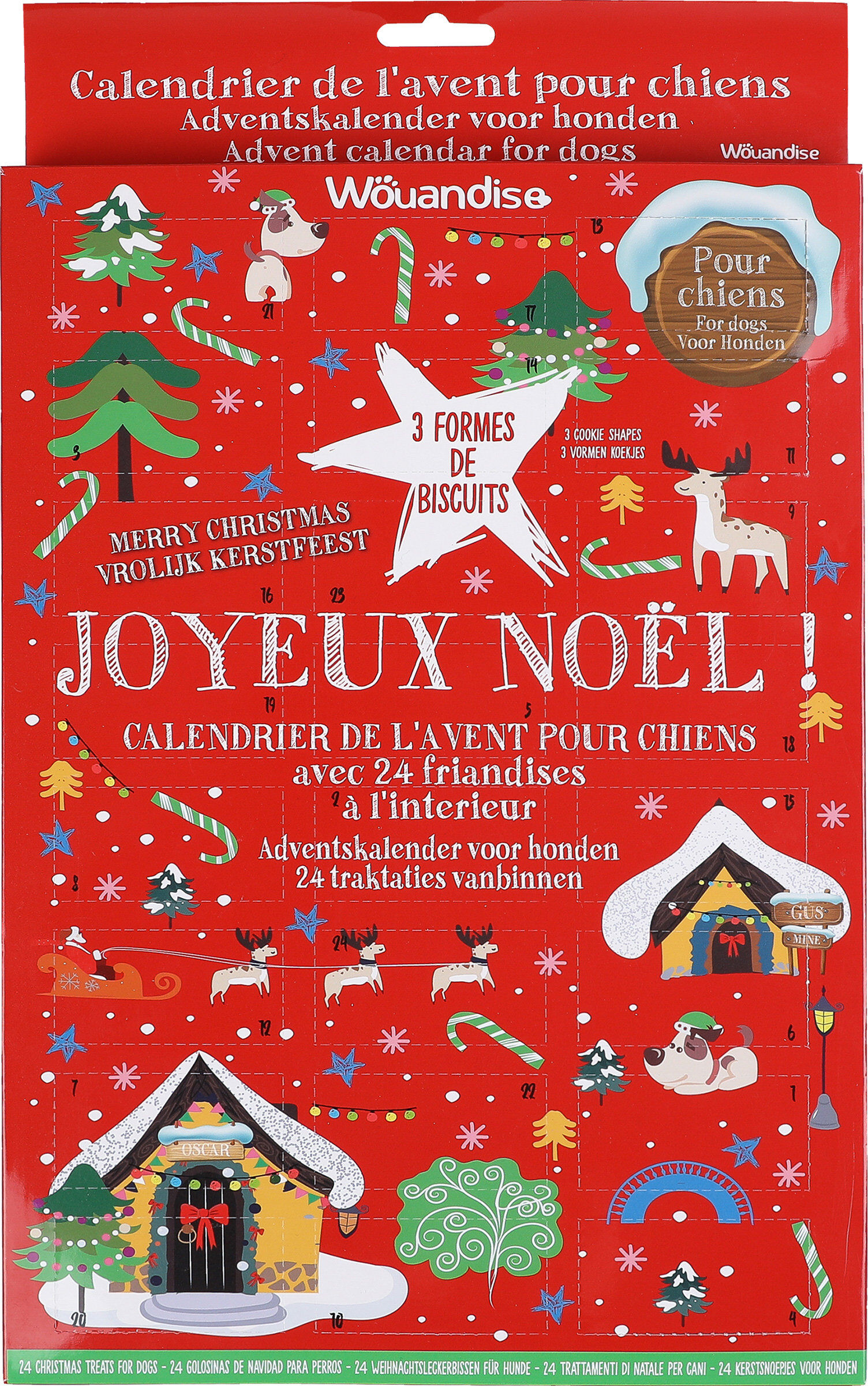 Wouandise - Calendrier de l'Avent pour Chien - 200g Image num&eacute;ro 1