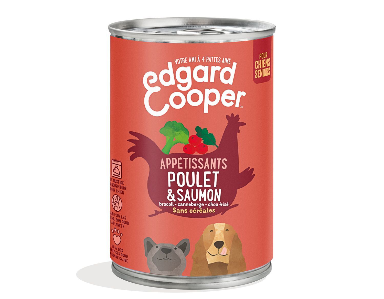 Edgard & Cooper - Bo&icirc;te au Poulet et Saumon pour Chien - 400g Image num&eacute;ro 1
