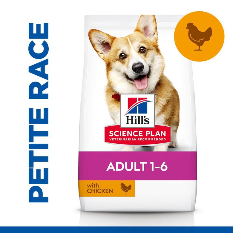 Hill's Science Plan - Adult Small & Mini Croquettes Pour Petit Chien Au Poulet  -  1,5kg Image numéro 4 Hill's Science Plan - Adult Small & Mini Croquettes Pour Petit Chien Au Poulet  -  1,5kg Image numéro 4