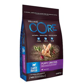 Wellness - Croquettes Large Breed Puppy Au Poulet Pour Chiots - 10Kg