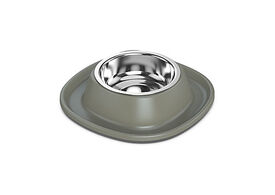 Animalis - Gamelle en Inox Soft Gris pour Chat