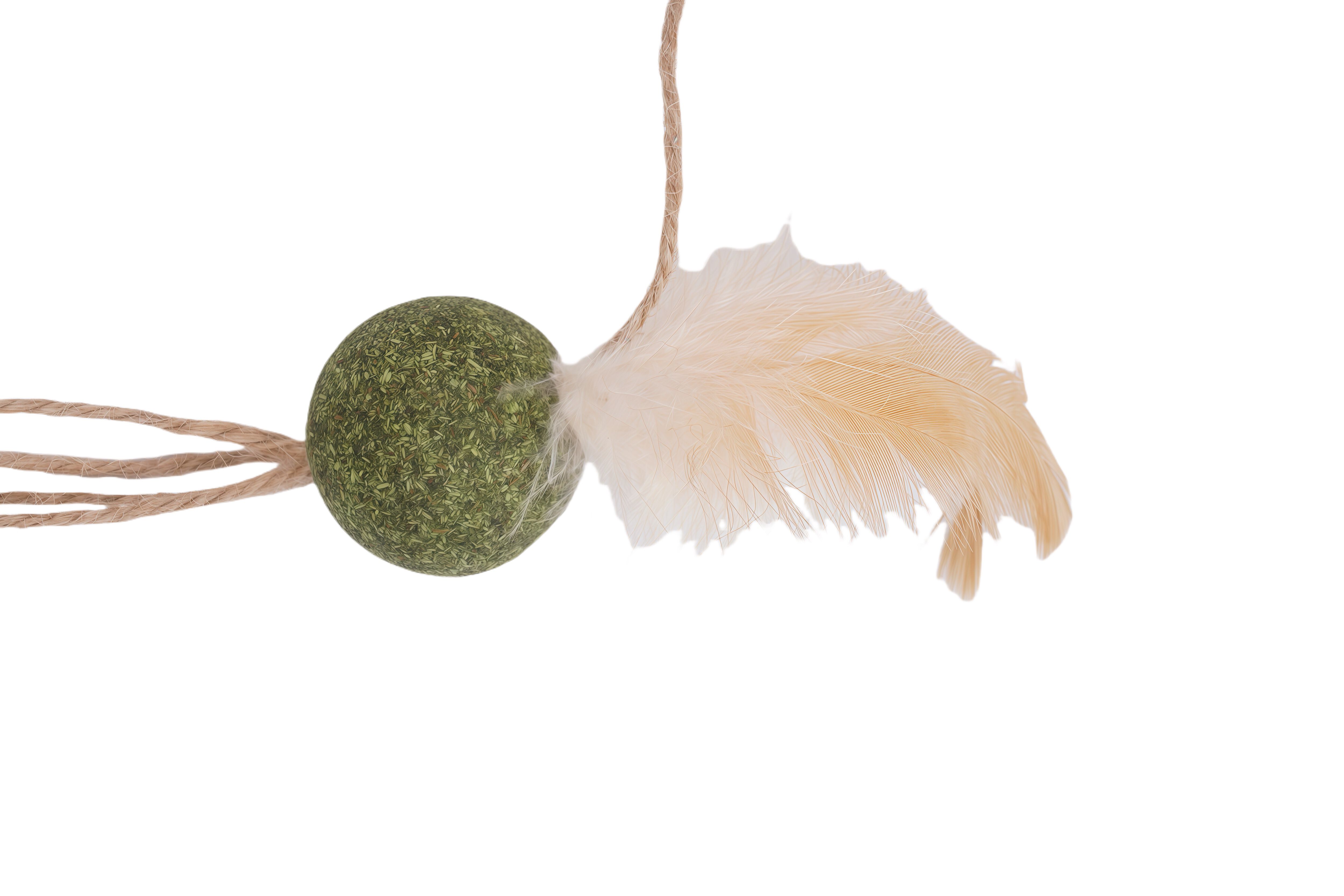 Tootoy! - Canne &agrave; P&ecirc;che avec Balle et Herbe &agrave; Chat - 25cm Image num&eacute;ro 2