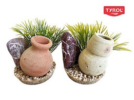 Tyrol - Décoration Oasis Jarre pour Aquarium - 10cm