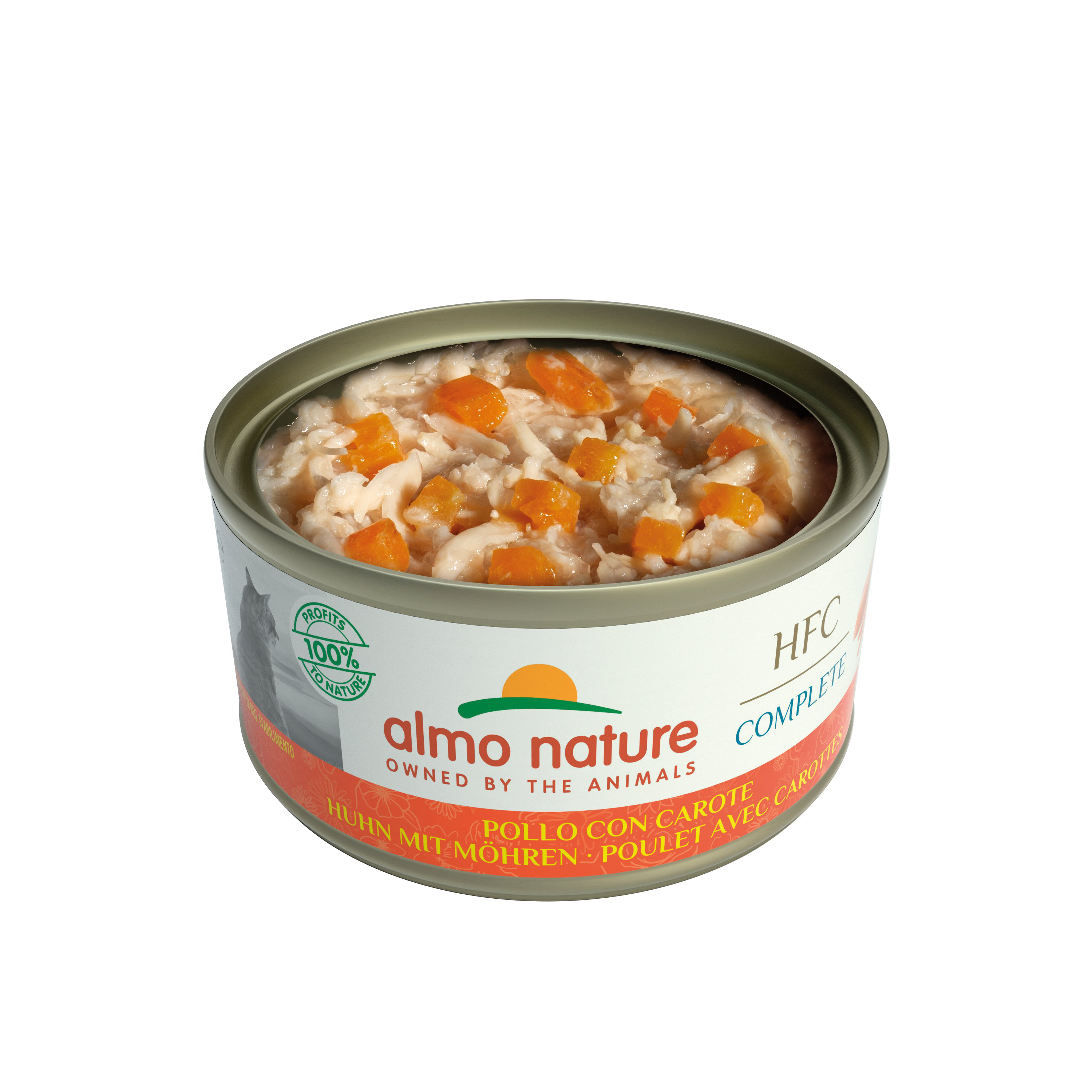 Almo Nature - P&acirc;t&eacute;e en Bo&icirc;te HFC au Poulet et Carottes pour Chat - 70g Image num&eacute;ro 2