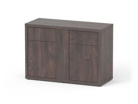 Aquatlantis - Meuble SUBLIME 120 Chêne Brun pour Aquarium - 120x50x83cm