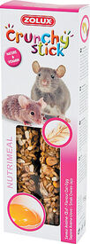 Zolux - Friandises Crunchy Stick Avoine et Œuf pour Rat et Souris - 115g