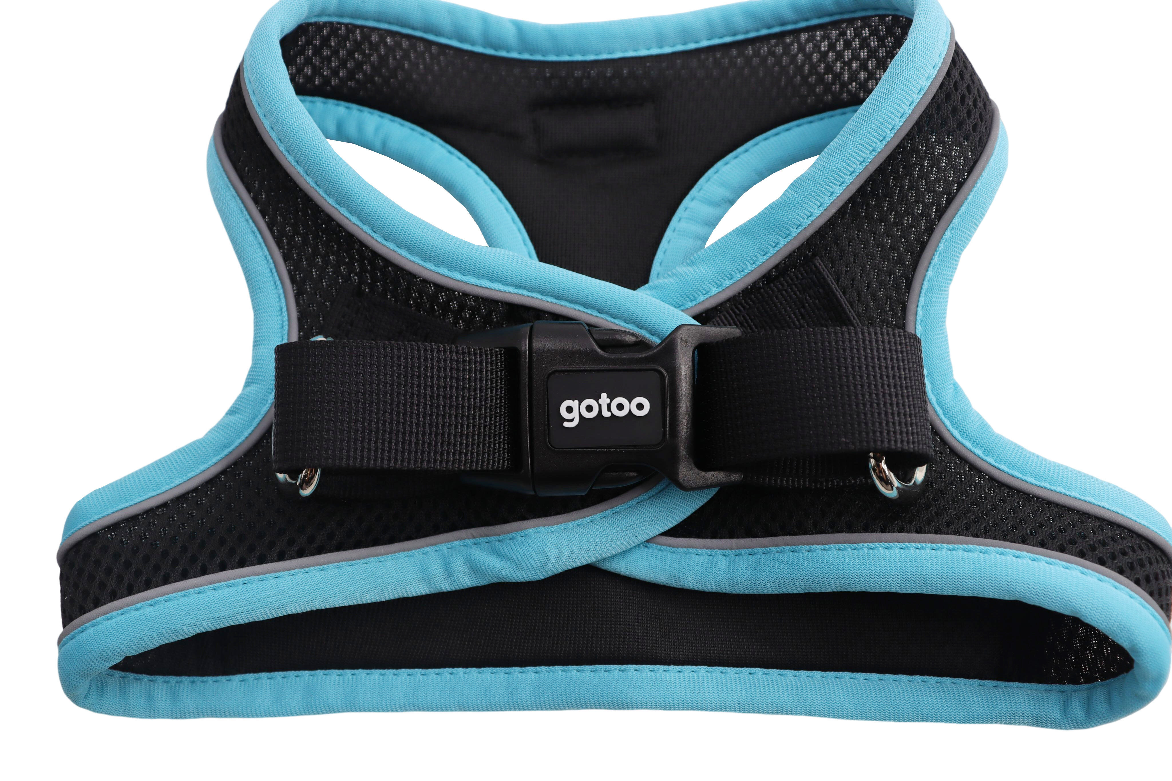 Gotoo - Harnais en Mesh Turquoise pour Chien - XS Image num&eacute;ro 2
