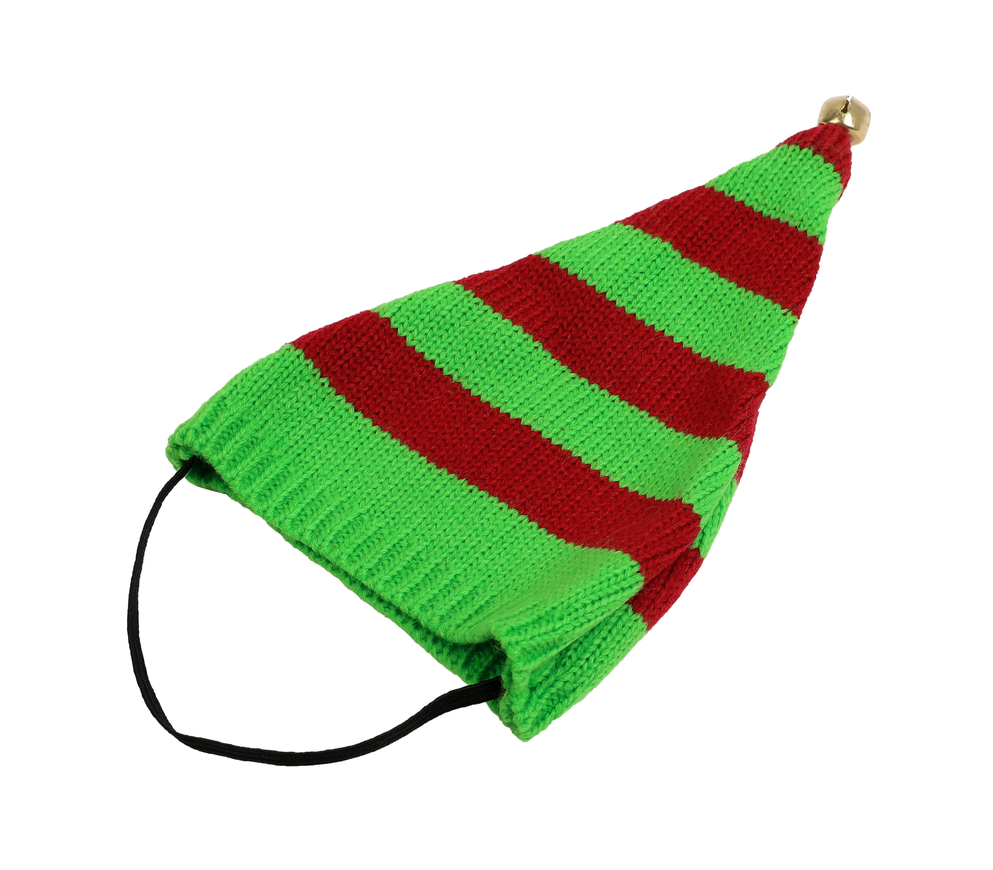 Wouapy - Bonnet de No&euml;l Lutin pour Chien - L Image num&eacute;ro 1