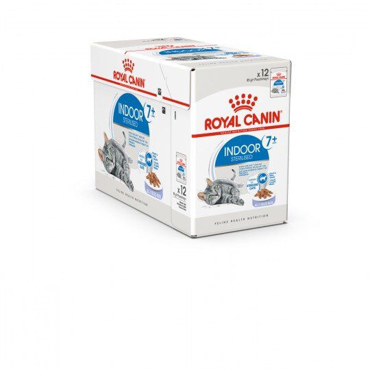 Royal Canin - Sachets Indoor 7+ en Gel&eacute;e pour Chat - 12x85g Image num&eacute;ro 1