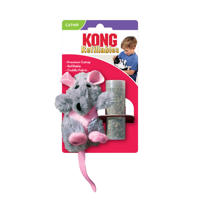 KONG - Jouet Refillables Rat pour Chats Image numéro 1 KONG - Jouet Refillables Rat pour Chats Image numéro 1
