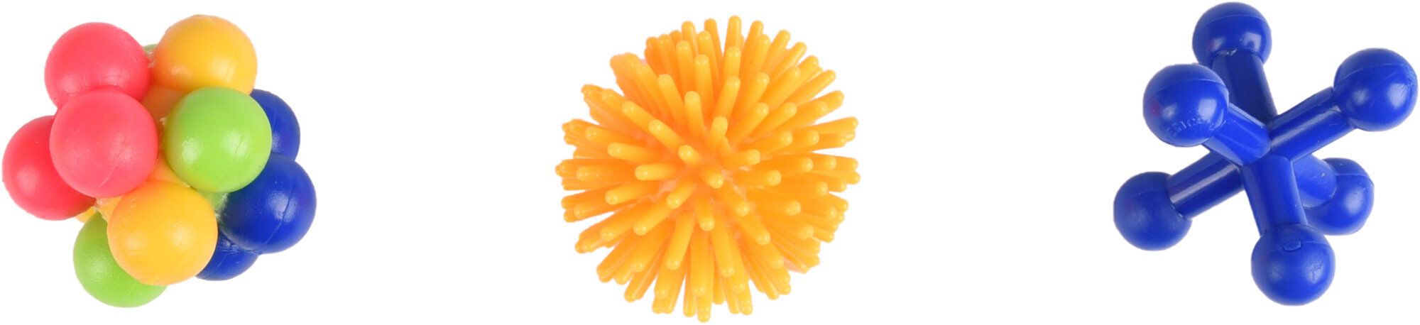 Flamingo - Jouet Juna Balle Balle &agrave; Picots &Eacute;toile pour Chats - x3 Image num&eacute;ro 2