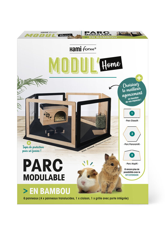 Hamiform - Parc Design MODUL'Home pour Lapin Image numéro 1 Hamiform - Parc Design MODUL'Home pour Lapin Image numéro 1