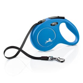 Flexi - Laisse A Enrouleur Classic Sangle Bleu L pour Chiens - 8m