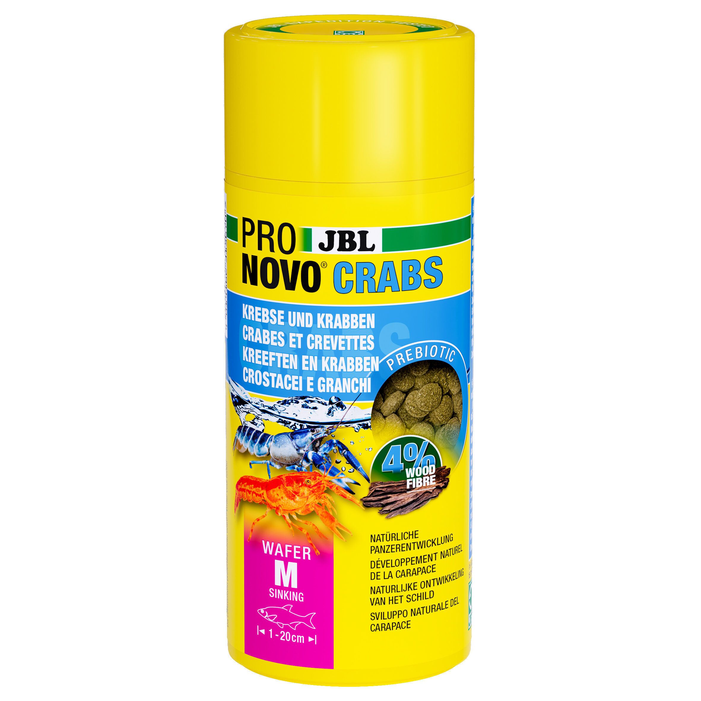 JBL - Pastilles Pronovo CRABS WAFER pour Crustac&eacute;s - 250ml Image num&eacute;ro 1
