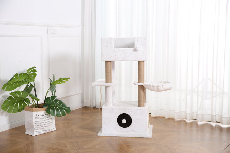 Animalis - Arbre à Chat Sanka pour Chats - 110cm Image numéro 2 Animalis - Arbre à Chat Sanka pour Chats - 110cm Image numéro 2