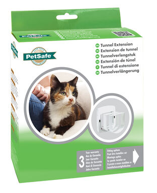 PetSafe - Tunnel Extension Porte Luxe 400 pour Chats - Blanc