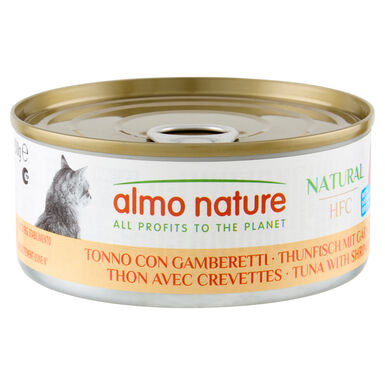 Almo Nature - Pâtée Hfc Natural Thon Et Crevettes -150g