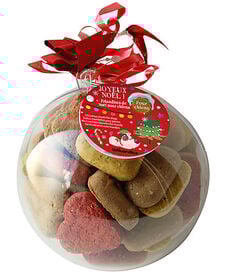 Wouapy - Boule Friandises Canibull Noël à la Viande pour Chien - 205g