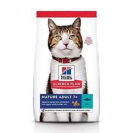Hill's Science Plan - Mature Adult Croquettes Pour Chat Agé Au Thon  -  1,5kg